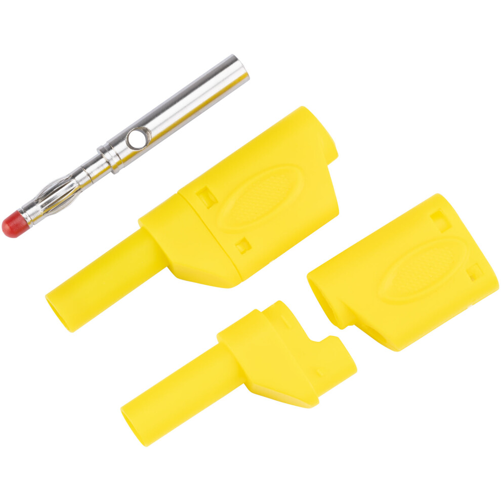 Truconnect 170579 4Mm Shrouded Stackable Test Plug Yellow 5053556018536