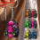 Acryl duikuitrusting sleutelhanger hanger-6-delige set 5