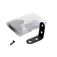 10Pcs L Shaped Stainless Steel Corner Brace Angles Brackets-40