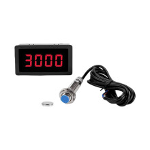 Digital Display Tachometer High Accuracy Hall Sensors Small-Red