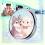 Electronic Badges LED Animes Pin with Touch Control-Purple 4
