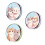 Electronic Badges LED Animes Pin with Touch Control-Purple 5