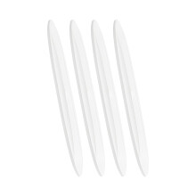 Low Profile Vehicle Door Protection Film Flexible-White 4 pack