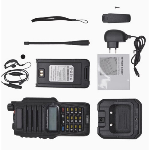 Onderdompelbare VHF UHF-Voeg een hoofdtelefoon toe