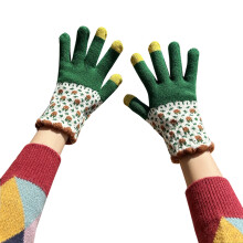 Fashion Knit Gloves For Women Girl Windproof Screentouch-2