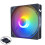 Quiet 12cm PC Case Fan Color Lighting 45CFM Forward-Black 1