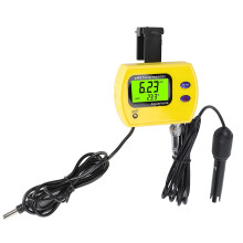 991 2-in-1 pH- und Temperaturmessgerät, 0,00–14,00 pH, Gelb