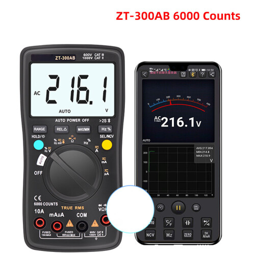 Four Unit App Connection Digital Multimeter Realtime 1