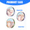 Digital Display Pin Electronic Badges with LED Touch-Green 3