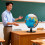 High Definition English Lighted Globe for Geography-25CM 4