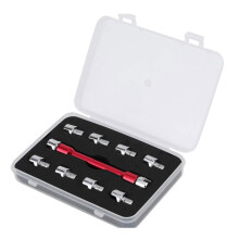 Universal Motorcycle Spoke Adjustment Tool Wrench Set for-Red