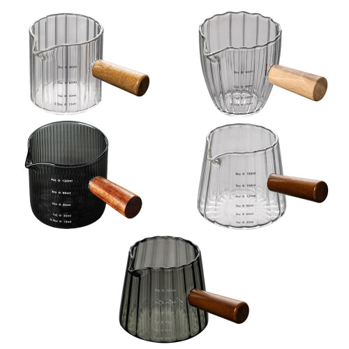 Coffee Measuring Cup with Double Scale-90ml transparent tri 1