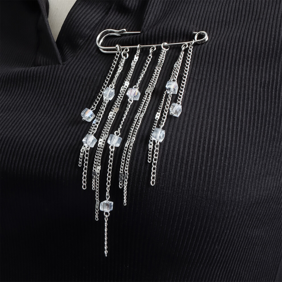 Stylish Tassels Brooch Adds Flair And Movement To Garments-1431