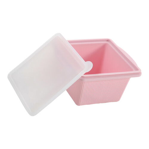 Moules à glaçons en Silicone polyvalents, avec cadre en-Rose
