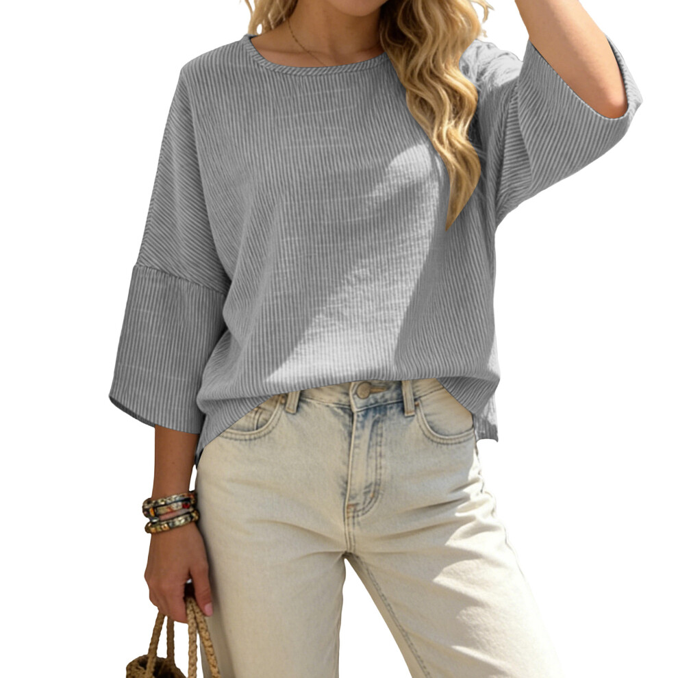 Women  Sleeve  Neck Top Trendy Casual  Blouses-Black XXXL