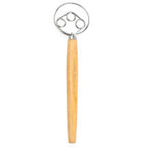 Premium Oaks Wood Dough Mixing Stick For Baking And Cooking-3