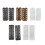 Shoe Lace Zippered Inserts PU Leather Zippered-White 16hole PU 2