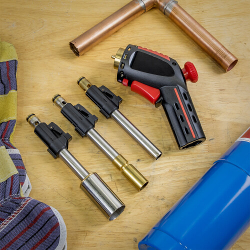 Sealey Sealey AK2958 Premier Interchangeable Propane Torch Set 3-In-1 1
