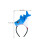 Joli bandeau Design requin, couvre-chef doux et confortable-Gris 4