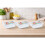 Pyrex Lunch box - PYREX - Set of 3 glass containers - Rectangular - Airtight lid - Abstract design - 0.80 L 3