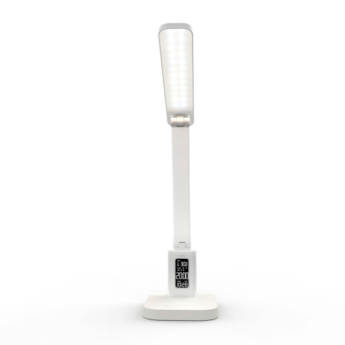 Lámpara de escritorio LED regulable con espejo, 3 modos, recargable 2