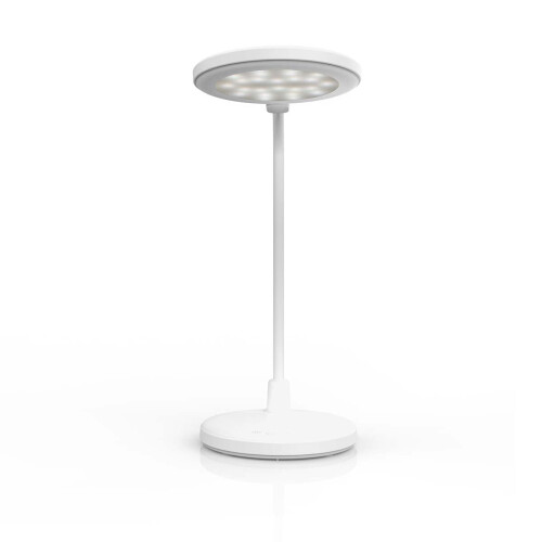 Lámpara de escritorio LED con espejo, regulable, 3 modos, recargable 1