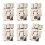 Toggle Catches Lock Iron Hasp Latches Modern Decorative-6pcs 1