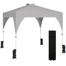 Carpa Plegable Gris 296 x 296 x 270 cm