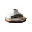 Decorative Little Stack Pot With Natural Wood Base To-White 1