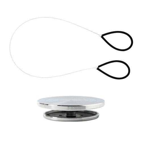 Aluminum Alloy Pottery Turntable Multipurpose Clay-11cm