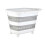 Space Saving Foldable Hamper With Retractable Handle And 4 1