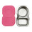 Sturdy Nonrust Steel 2 Compartment Dip Cup Excellent For-Pink 1