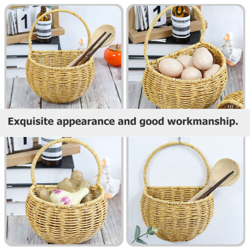 Panier Suspendu En Tressée PP Pour Cuisine Rangement 2