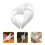 15Pcs White Plastic Clamps for Hose Flow Control and Garden Use 9