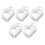15Pcs White Plastic Clamps for Hose Flow Control and Garden Use 10
