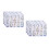 6 Pièces Stickers Numéros Réfléchissants PVC Imperméables Pour Boîtes 5