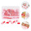 Assorted Color Heart Shape Thumbtacks Metal Resin Pushpins 9