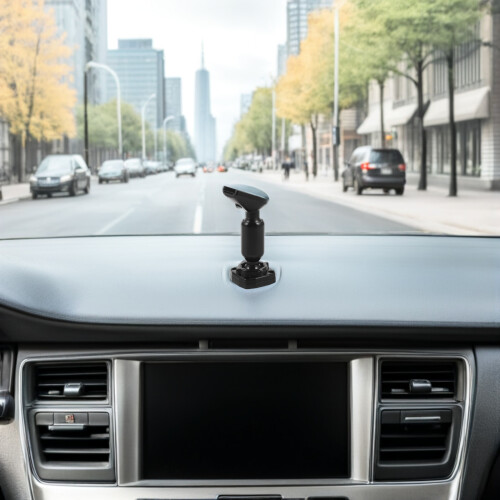 Black Zinc Alloy Rear Dash Cam Camera Mount for Car Dashboard 2