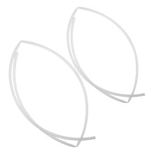 2St Clear Pe Shrink Tubing Voor Sneaker Veter Tips Duurzaam En Stevig