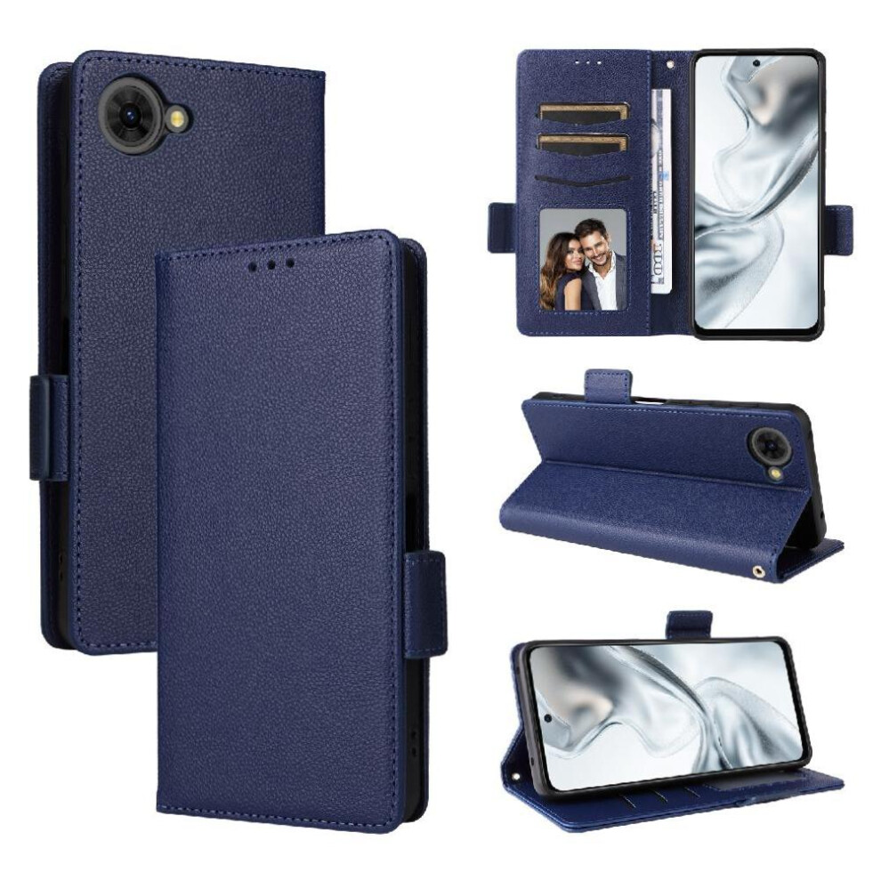 Photos - Case  Flip  For ZTE Nubia S2e PU Leather Card Slots Holder Magnetic Wallet Side Buckle