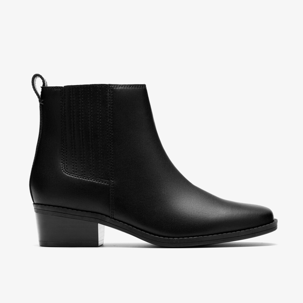 Clarks (Standard, 3 (Adults')) Danyelle Skip Black Leather