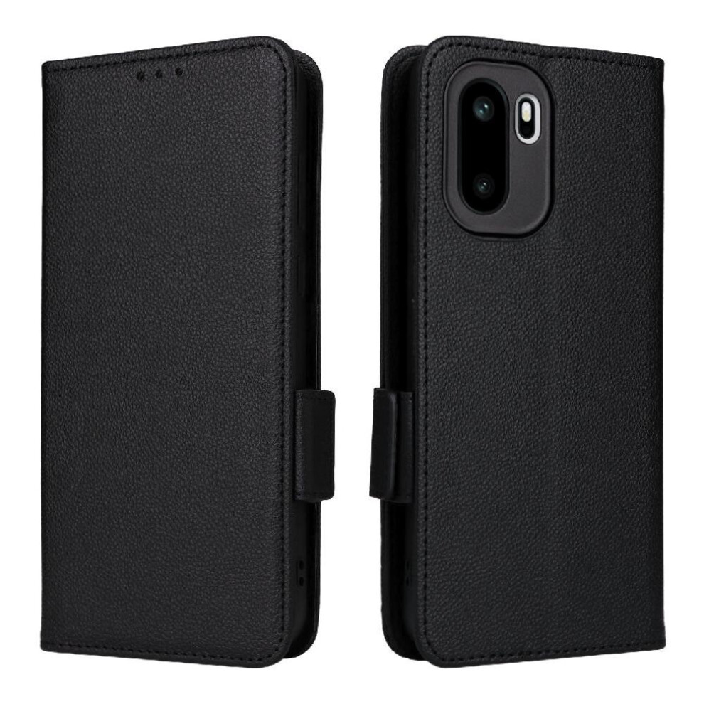 () Flip Case For Oneplus 15R Magnetic Side Buckle Wallet Card Slots Holder Pu Leather 764563802609