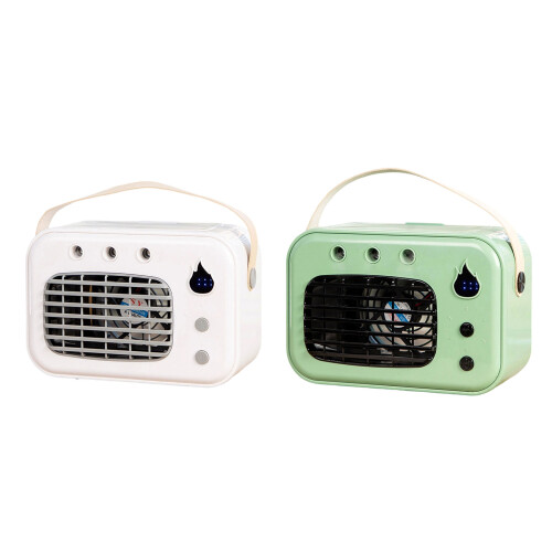 Kleiner Tischventilator mit USB-Antrieb, erfrischendem-Weiß 1