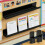 Durable Acrylic Shelf For Whiteboard And Refrigerator-Black 3