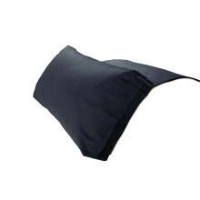 Fluwelen hoofd- en neksteunkussen voor fauteuils en-Zwart