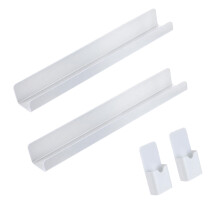 Duurzame acrylplank voor whiteboard en koelkast met 2-Wit