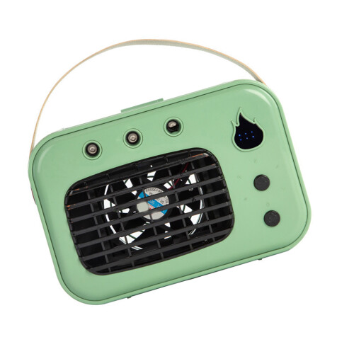Vielseitiger Schreibtischventilator mit erfrischender-Grün