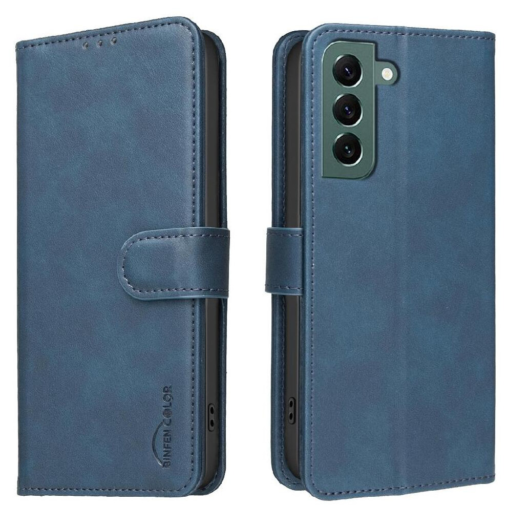 () Wallet Case For Samsung Galaxy S24 - Kickstand, Rfid Blocking, 3 Card Slots, Shockproof Tpu, Magnetic Rfid Blocking Protection Convenient Kickstand 764563802739