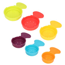 Baby Bath Stacking Cups Multicoloured 6 Pack