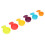 6 pezzi ABS Coppe da bagno a girasole, multicolore 6
